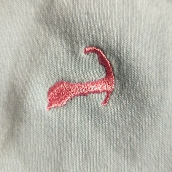 Cuffy's Of Cape Cod Full Zip Light Blue Preppy Sweatshirt Activewear Jacket - Picture 4 of 4